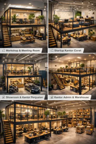 Mezzanine Ruang Kantor di Kota Depok