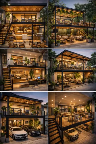 Mezannine Cafe Modern di Kota Depok